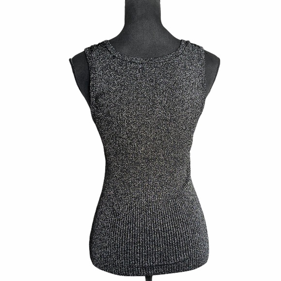 Metallic beaded fiber top - Picture 3 of 5